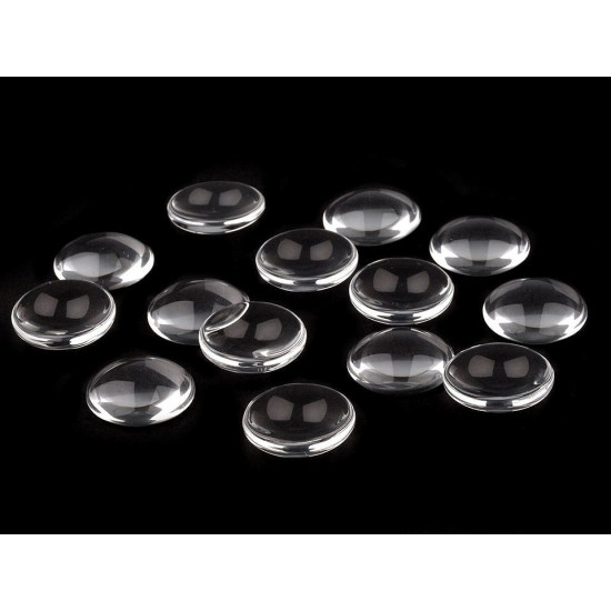Caboșon sticlă transparent, ø20 mm - Transparent (300 Bucăți)