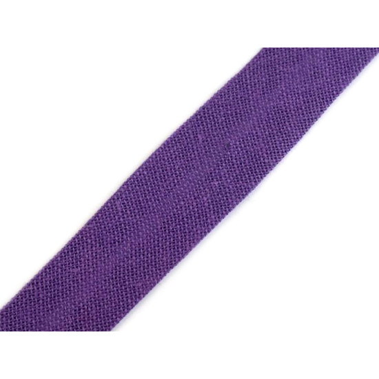 Bandă bias din bumbac, lățime 14 mm - Maro coniac (25 Metri) Bandă bias din bumbac, lățime 14 mm - Maro coniac (25 Metri)