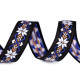 Panglică țesută, motiv indian, lățime 24 mm - Alb (10 Metri) Panglică țesută, motiv indian, lățime 24 mm - Alb (10 Metri)