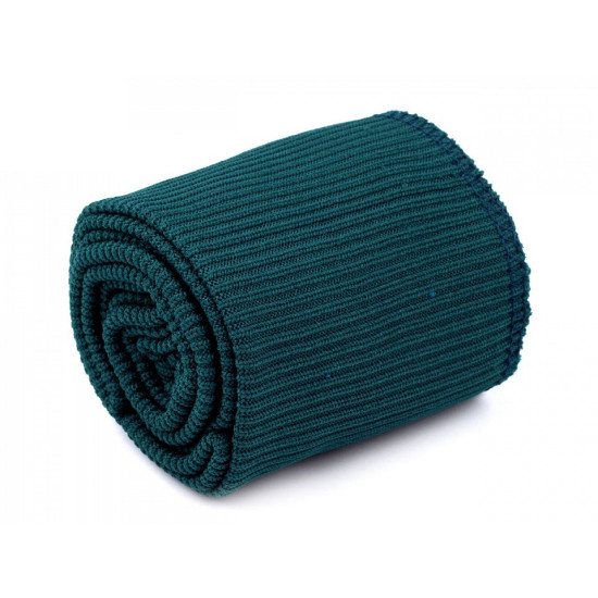 Set bordură și manșete elastice tricotate, lățime 7 cm - Gri (1 Set) Set bordură și manșete elastice tricotate, lățime 7 cm - Gri (1 Set)