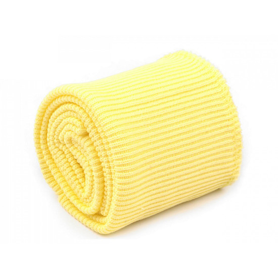 Set bordură și manșete elastice tricotate, lățime 7 cm - Gri (1 Set) Set bordură și manșete elastice tricotate, lățime 7 cm - Gri (1 Set)