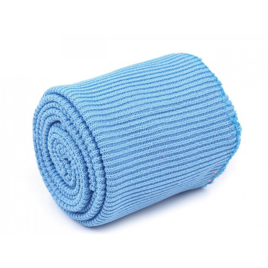 Set bordură și manșete elastice tricotate, lățime 7 cm - Gri (1 Set) Set bordură și manșete elastice tricotate, lățime 7 cm - Gri (1 Set)