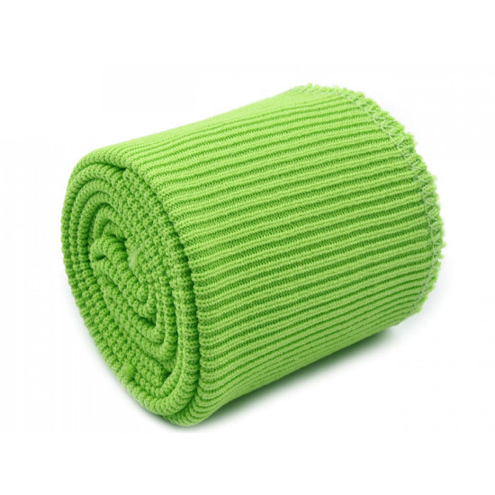 Set bordură și manșete elastice tricotate, lățime 7 cm - Gri (1 Set) Set bordură și manșete elastice tricotate, lățime 7 cm - Gri (1 Set)