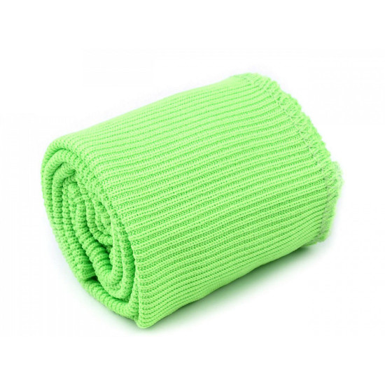 Set bordură și manșete elastice tricotate, lățime 7 cm - Gri (1 Set) Set bordură și manșete elastice tricotate, lățime 7 cm - Gri (1 Set)