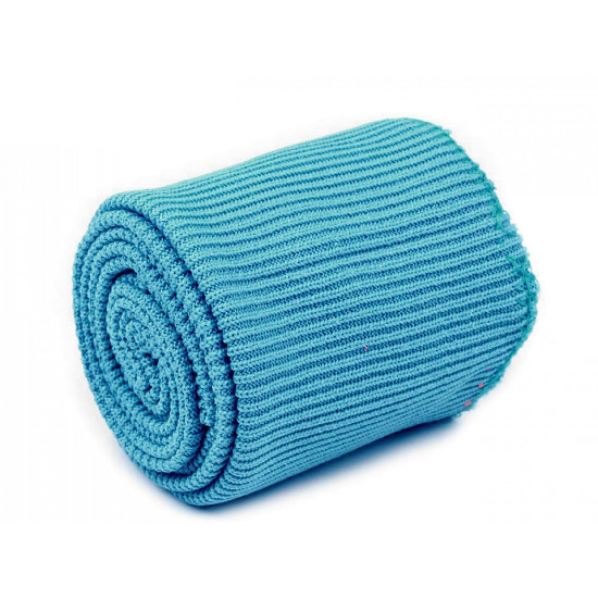 Set bordură și manșete elastice tricotate, lățime 7 cm - Gri (1 Set) Set bordură și manșete elastice tricotate, lățime 7 cm - Gri (1 Set)