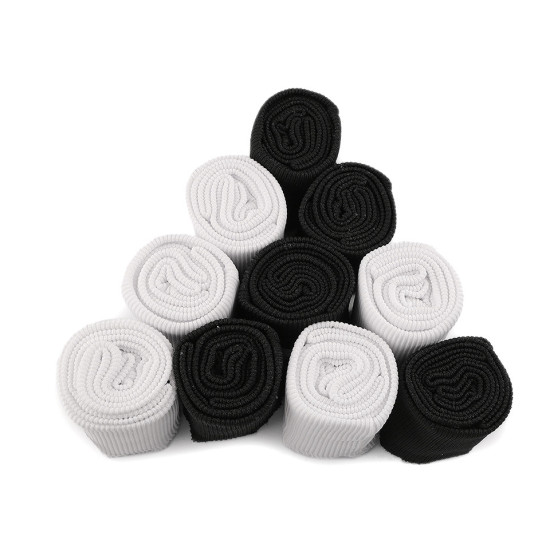 Set bordură și manșete elastice tricotate, lățime 7 cm - Gri (1 Set) Set bordură și manșete elastice tricotate, lățime 7 cm - Gri (1 Set)