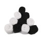 Set bordură și manșete elastice tricotate, lățime 7 cm - Gri (1 Set) Set bordură și manșete elastice tricotate, lățime 7 cm - Gri (1 Set)