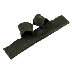 Set bordură și manșete elastice tricotate, lățime 7 cm - Maro oliv (1 Set)