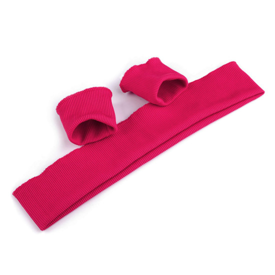 Set bordură și manșete elastice tricotate, lățime 7 cm - Gri (1 Set) Set bordură și manșete elastice tricotate, lățime 7 cm - Gri (1 Set)