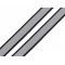 Bandă reflectorizantă de 15 mm - Negru (5 Metri)