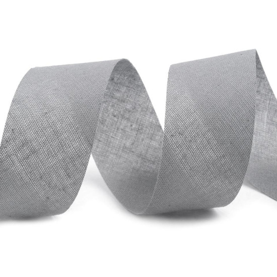 Bandă bias bumbac nepliată, lățime 30 mm - Alb (100 Metri) Bandă bias bumbac nepliată, lățime 30 mm - Alb (100 Metri)
