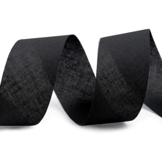 Bandă bias bumbac nepliată, lățime 30 mm - Alb (100 Metri) Bandă bias bumbac nepliată, lățime 30 mm - Alb (100 Metri)