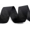 Bandă bias bumbac nepliată, lățime 30 mm - Negru (100 Metri)