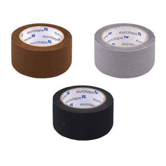 Bandă adezivă textilă, 10mx48mm - Gri neutral (1 Bucată) Bandă adezivă textilă, 10mx48mm - Gri neutral (1 Bucată)