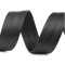 Bandă bias imitație piele, lățime 15 mm - Negru (1 Metru)