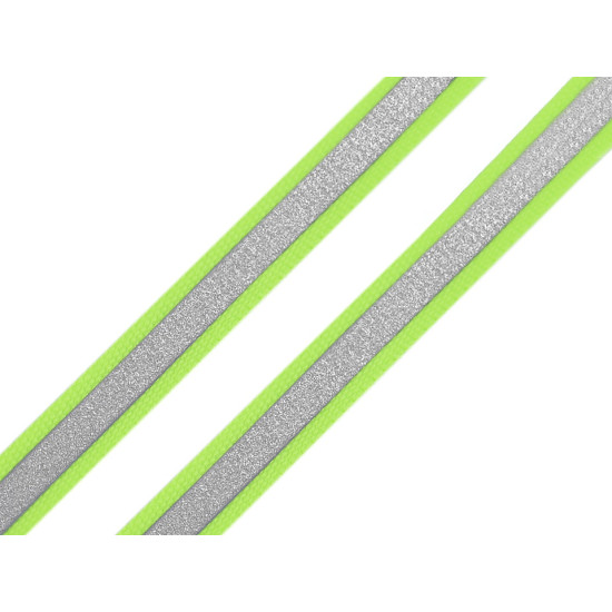 Bandă reflectorizantă textilă, lățime 10 mm - Galben reflectorizant (200 Metri) Bandă reflectorizantă textilă, lățime 10 mm - Galben reflectorizant (200 Metri)