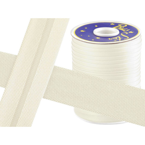 Bandă bias satinată, lățime 15 mm - Bleu gheață (1 Metru) Bandă bias satinată, lățime 15 mm - Bleu gheață (1 Metru)