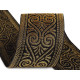 Panglică țesută tip jacquard, lățime 50 mm - Argintiu (20 Metri) Panglică țesută tip jacquard, lățime 50 mm - Argintiu (20 Metri)
