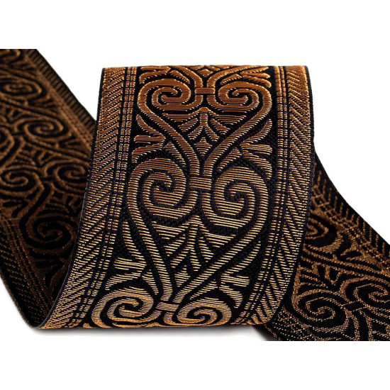 Panglică țesută tip jacquard, lățime 50 mm - Argintiu (20 Metri) Panglică țesută tip jacquard, lățime 50 mm - Argintiu (20 Metri)