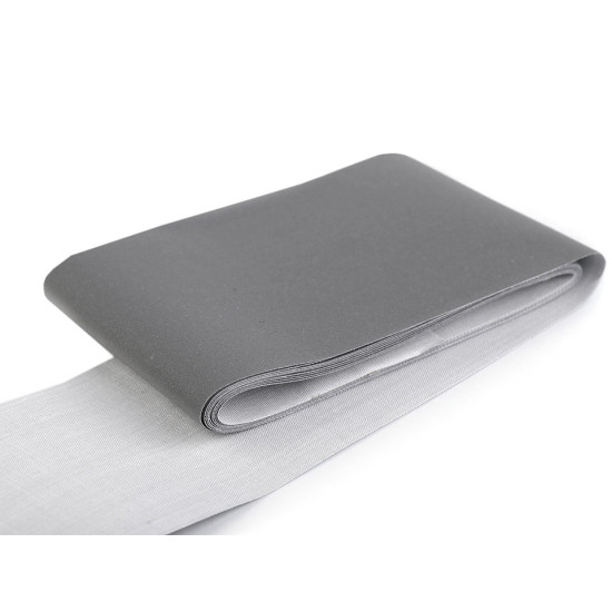 Bandă reflectorizantă de cusut, lățime 50 mm - Gri porumbel (2 Metri) Bandă reflectorizantă de cusut, lățime 50 mm - Gri porumbel (2 Metri)