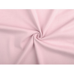 Tricot bumbac elastic - Roz pudrat (1 Metru)