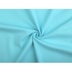 Tricot bumbac elastic - Albastru azur (1 Metru)