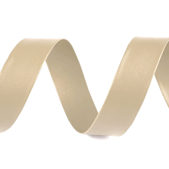 Bandă bias imitație piele, lățime 20 mm - Negru (1 Metru) Bandă bias imitație piele, lățime 20 mm - Negru (1 Metru)