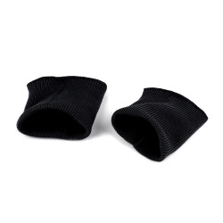 Manșete elastice tricotate, lățime 7 cm - Negru (1 Pereche)