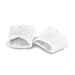 Manșete elastice tricotate, lățime 7 cm - Alb (1 Pereche)