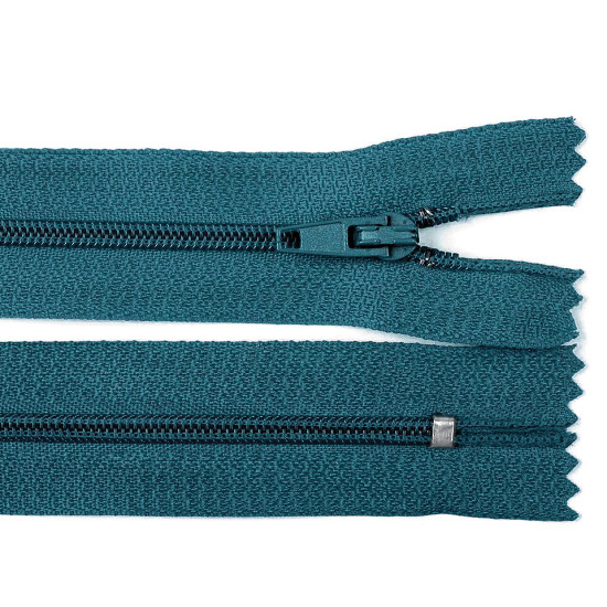 Fermoar spiralat nedetașabil no 3, lungime 18 cm - Verde kaki (10 Bucăți) Fermoar spiralat nedetașabil no 3, lungime 18 cm - Verde kaki (10 Bucăți)