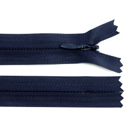 Fermoar ascuns nedetașabil no 3 lungime 18 cm - Albastru închis (1 Bucată)