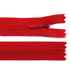 Fermoar ascuns nedetașabil no 3 lungime 18 cm - Roșu (1 Bucată)
