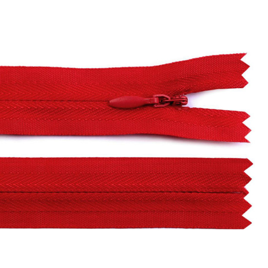 Fermoar ascuns nedetașabil no 3 lungime 18 cm - Roșu (50 Bucăți) Fermoar ascuns nedetașabil no 3 lungime 18 cm - Roșu (50 Bucăți)