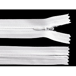 Fermoar ascuns nedetașabil no 3 lungime 20 cm - Alb (1 Bucată)