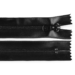 Fermoar spiralat rezistent la apă no 7, lungime 18 cm - Negru (25 Bucăți)