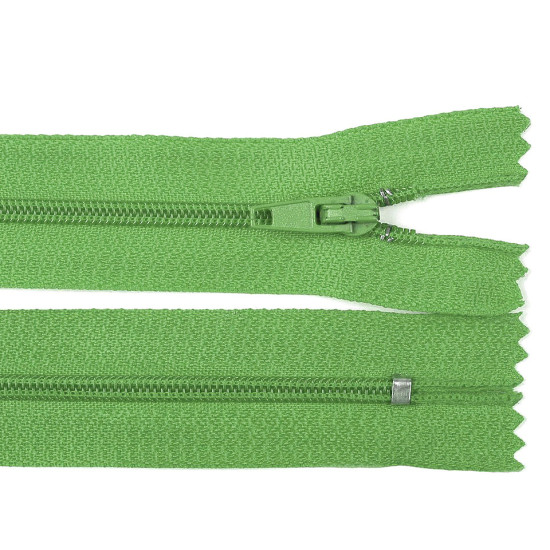 Fermoar spiralat nedetașabil no 3, lungime 25 cm - Bordo (10 Bucăți)