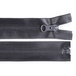 Fermoar spiralat rezistent la apă no 7, lungime 70 cm - Gri închis (1 Bucată)