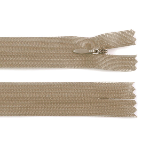 Fermoar ascuns nedetașabil, no 3 lungime 50 cm - Gri albăstrui deschis (1 Bucată) Fermoar ascuns nedetașabil, no 3 lungime 50 cm - Gri albăstrui deschis (1 Bucată)
