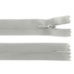 Fermoar ascuns nedetașabil, no 3 lungime 50 cm - Gri albăstrui deschis (1 Bucată)
