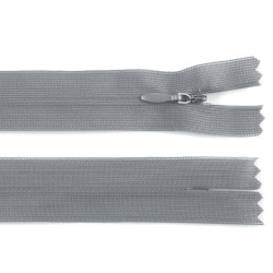 Fermoar ascuns nedetașabil, no 3 lungime 50 cm - Gri neutral (1 Bucată)