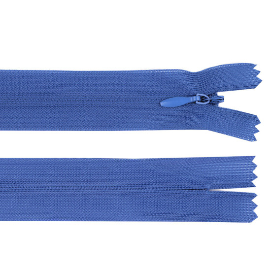 Fermoar ascuns nedetașabil, no 3 lungime 50 cm - Gri albăstrui deschis (1 Bucată) Fermoar ascuns nedetașabil, no 3 lungime 50 cm - Gri albăstrui deschis (1 Bucată)