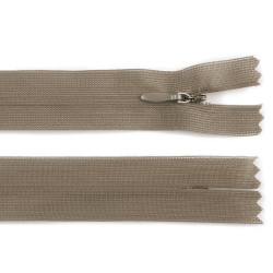 Fermoar ascuns nedetașabil, no 3 lungime 50 cm - Maro bronz (1 Bucată)