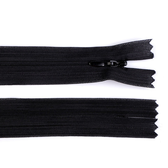 Fermoar ascuns nedetașabil, no 3 lungime 50 cm - Gri albăstrui deschis (1 Bucată) Fermoar ascuns nedetașabil, no 3 lungime 50 cm - Gri albăstrui deschis (1 Bucată)