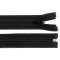 Fermoar cort no 5, lungime 200 cm, 220 cm - Negru (1 Bucată)