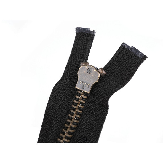 Fermoar din alamă ykk no 5, lungime 70 cm - Negru (25 Bucăți) Fermoar din alamă ykk no 5, lungime 70 cm - Negru (25 Bucăți)