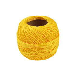 Aţă pentru brodat cotton perle nitarna cehia - Lemon (10 Bucăți)