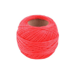 Aţă pentru brodat cotton perle nitarna cehia - Poppy red (10 Bucăți)
