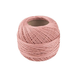 Aţă pentru brodat cotton perle nitarna cehia - Roz somon deschis (10 Bucăți)