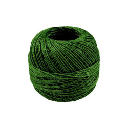 Aţă pentru brodat cotton perle nitarna cehia - Kelly green (10 Bucăți)