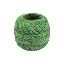 Aţă pentru brodat cotton perle nitarna cehia - Verde sticlă (10 Bucăți)